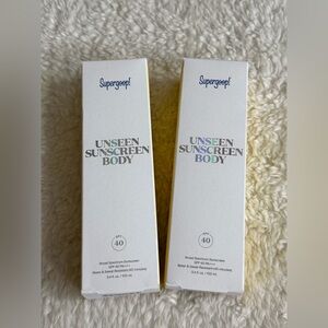 ☀️ New Supergoop! Unseen Sunscreen Body SPF 40 - set of 2